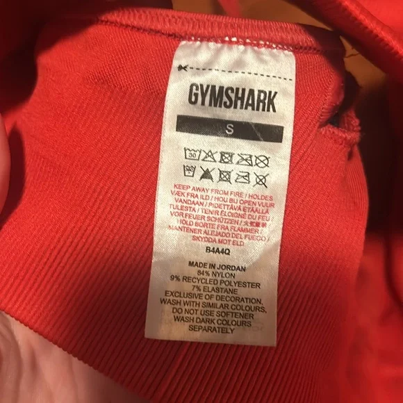 Gymshark Sweat Seamless Sports Bra in Red | Size Small - Picture 6 of 6